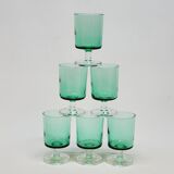 6 verres Luminarc vert
