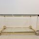 Extraordinary Lucite, Brass and Glass Obelisk Coffee table, 1970s