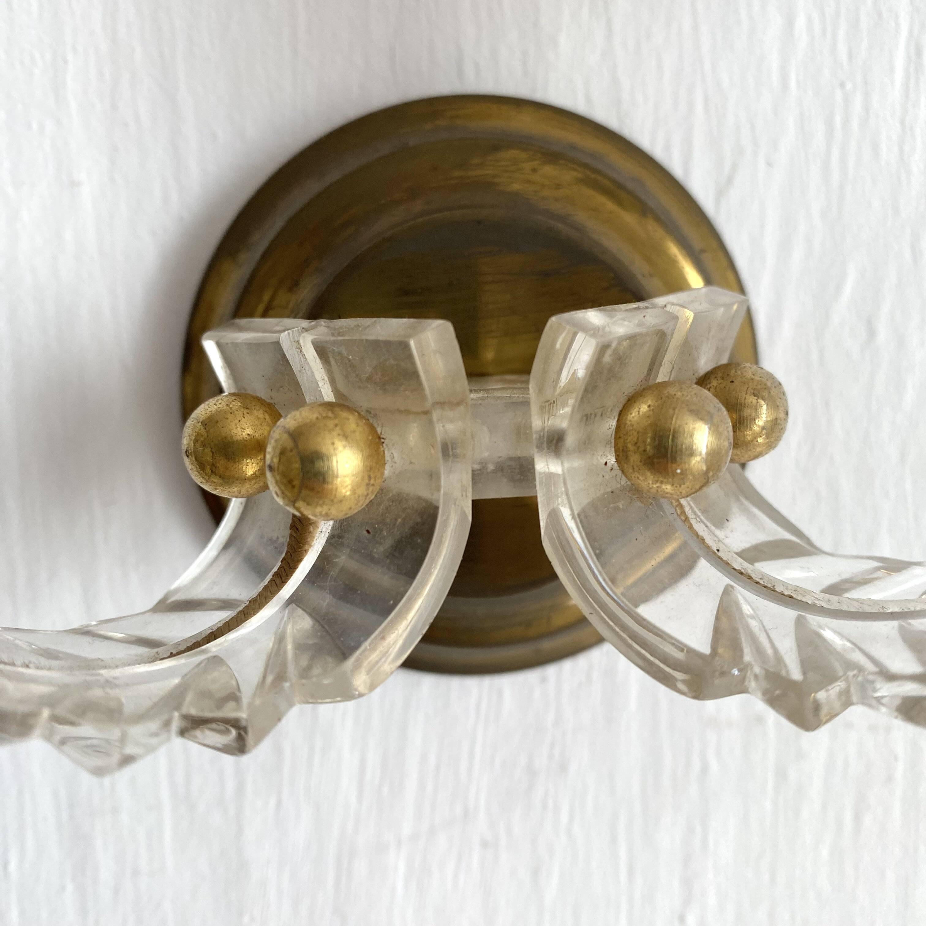 1950s double leaf wall lights