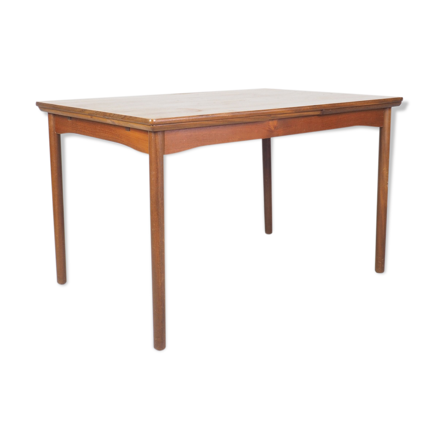 Vintage Danish design extendable teak dinner table, 1960's