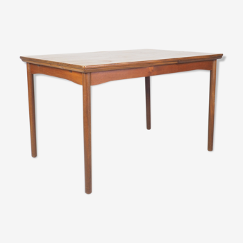 Vintage Danish design extendable teak dinner table, 1960's