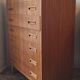 Teak chest of 7 drawers by Borge Dam, Denmark 1960s