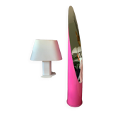 Vintage pink lipstick mirror