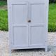 Parisian sideboard at support height from the 30s-50s with gray patina