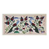 Hand-knotted rug, vintage Turkish rug 47x90 cm