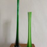 Set of two green soliflores