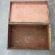 Wooden crate painted in grey