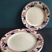 Assiette plate Losol Ware Keeling & Co., Beverley, Angleterre Burslem, 1906-1936