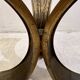 Mid-Century Glass And Bronze Coffee Table, 1960s