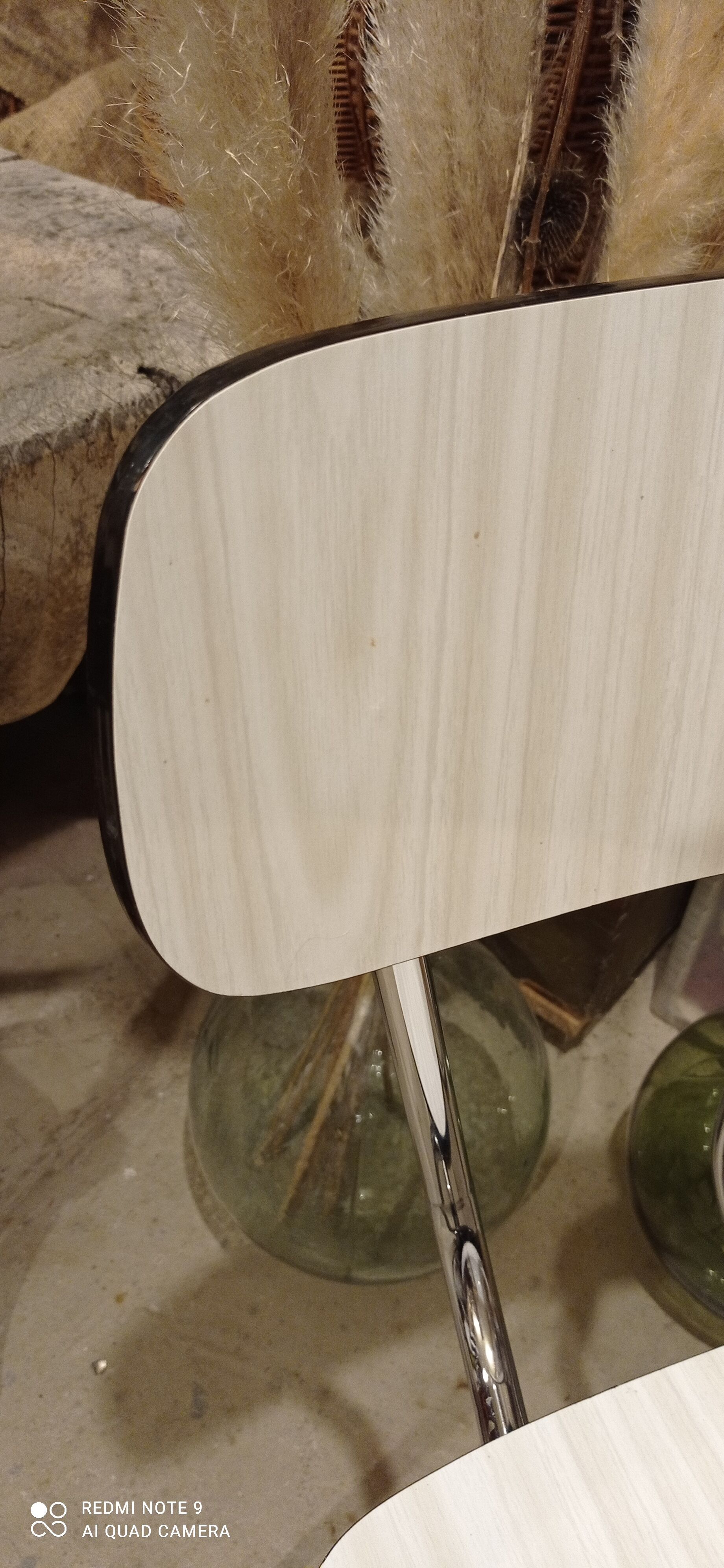 Marbled formica chair