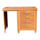 Small vintage desk in sapelli wood.