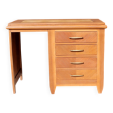 Small vintage desk in sapelli wood.