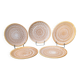 Lot of 5 dessert plates Niderviller 1950