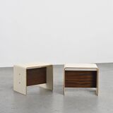 Pair of bedside tables by Pierre Guariche, circa 1968