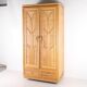 Wardrobe in rattan and raffia