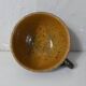 old Alsace lunch cup in glazed terracotta