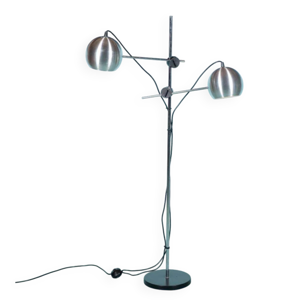 Lampadaire d'époque spatiale avec spots réglables années 70 — Beyit