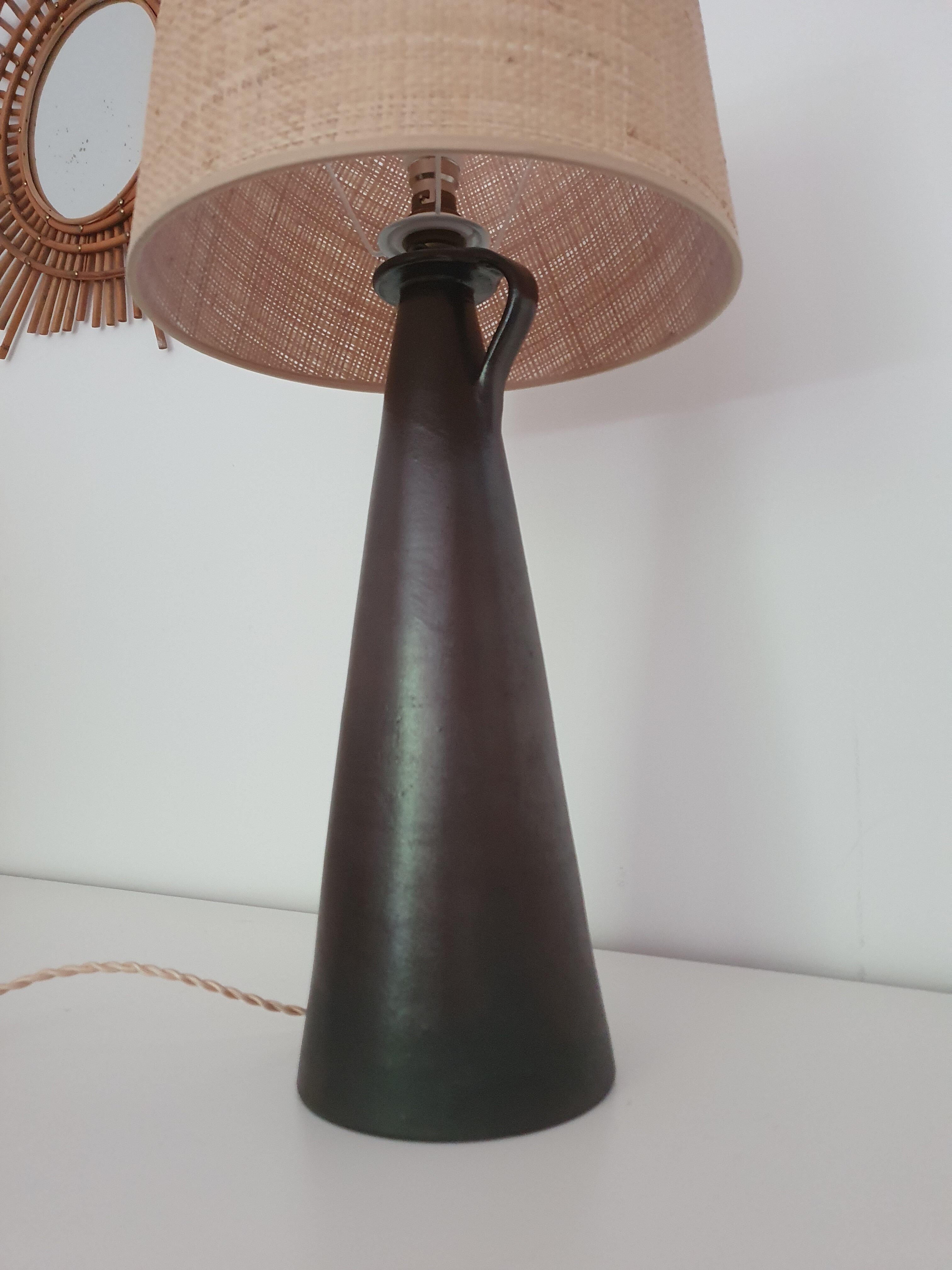 Vintage sandstone lamp