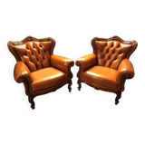 Pair of baroque armchairs
