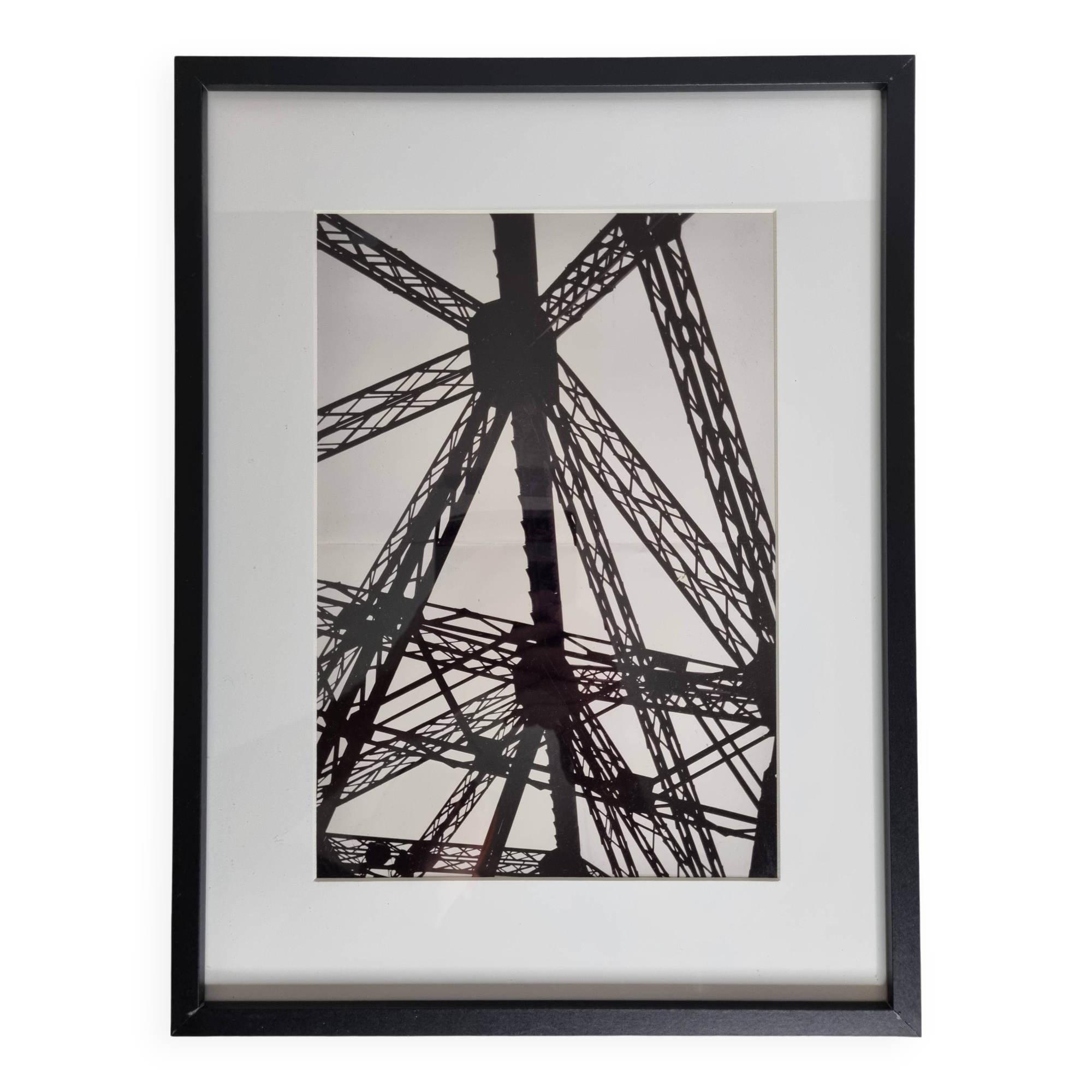 Vintage Black and White Photograph from the 70s/80s, Industrial Design, framed 32 cm x 42 cm