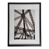 Vintage Black and White Photograph from the 70s/80s, Industrial Design, framed 32 cm x 42 cm