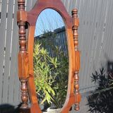 Miroir en bois ovale 120x70cm