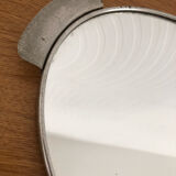 Vintage mirror and metal tray