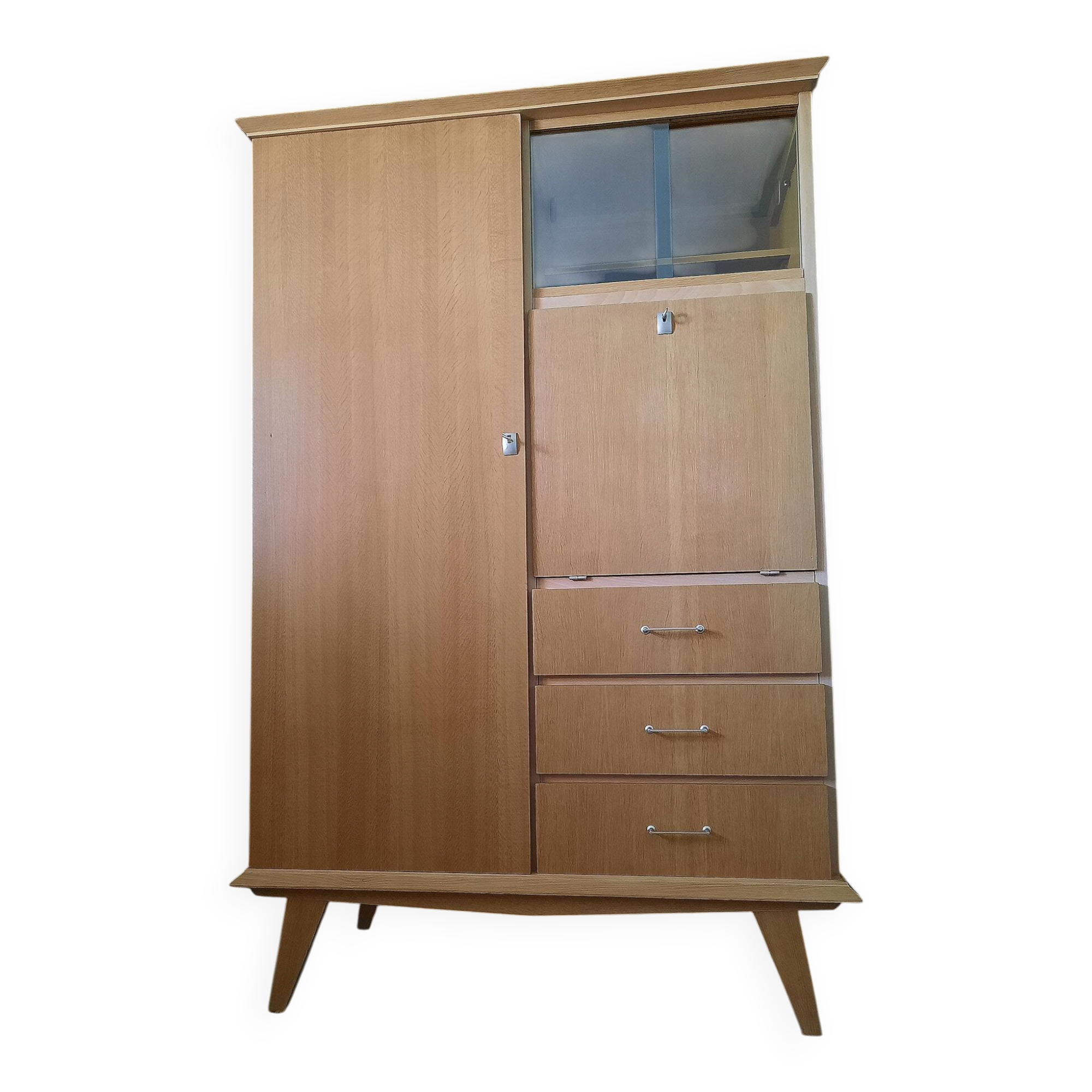 Renovated vintage secretary cabinet
