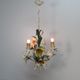 Hanging lamp in metal. 3 lights. Vintage 1960s.