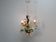 Hanging lamp in metal. 3 lights. Vintage 1960s.