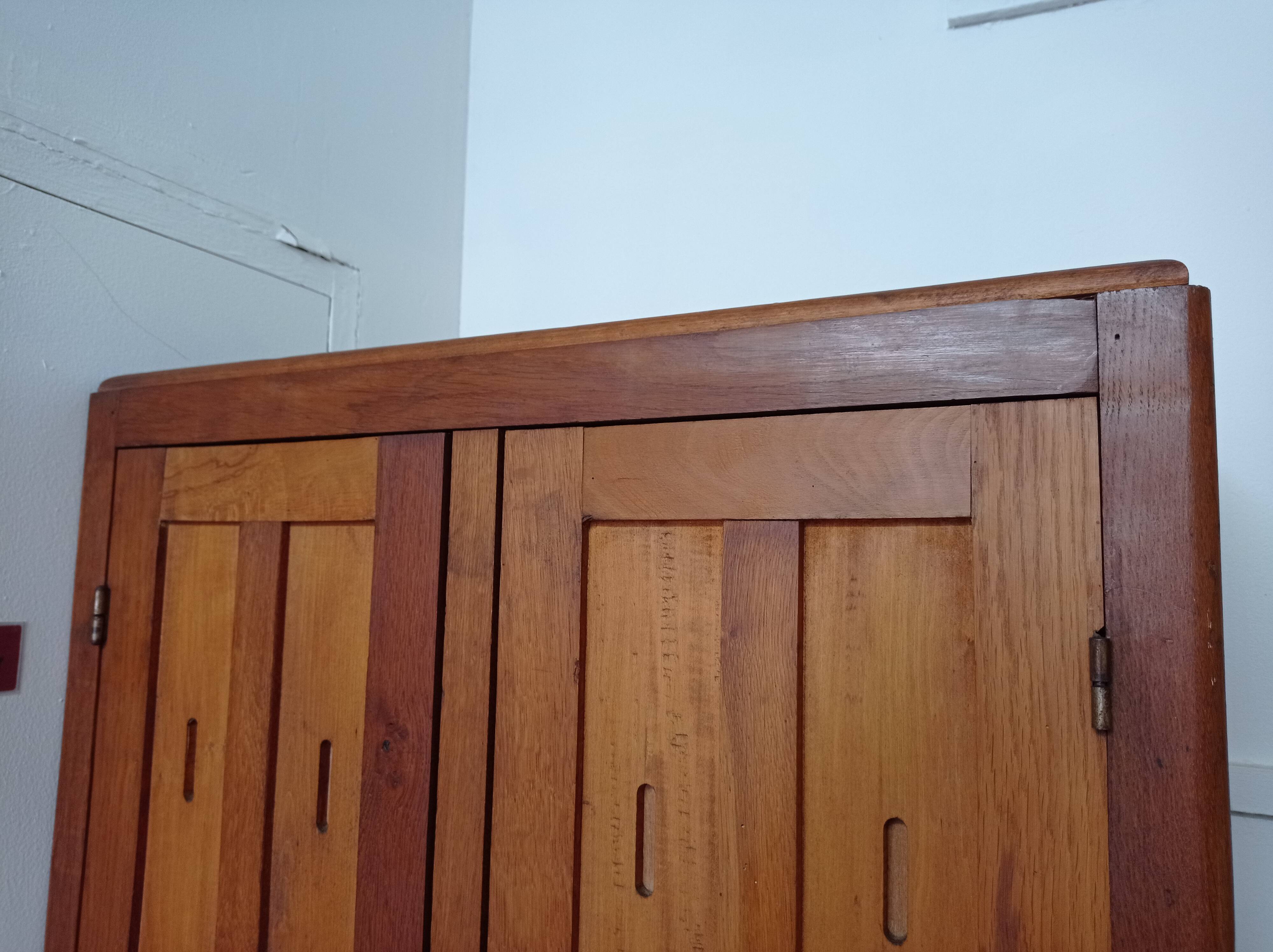 Oak cloakroom from the 40s