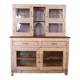 Merchant counter in Burmese teak with original white patina