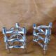 Nagel/stoff modular candle holders (6) vintage