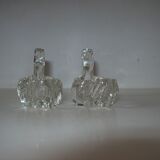 Crystal salterons in the shape of a duck