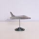 Maquette avion en aluminium, années 1950