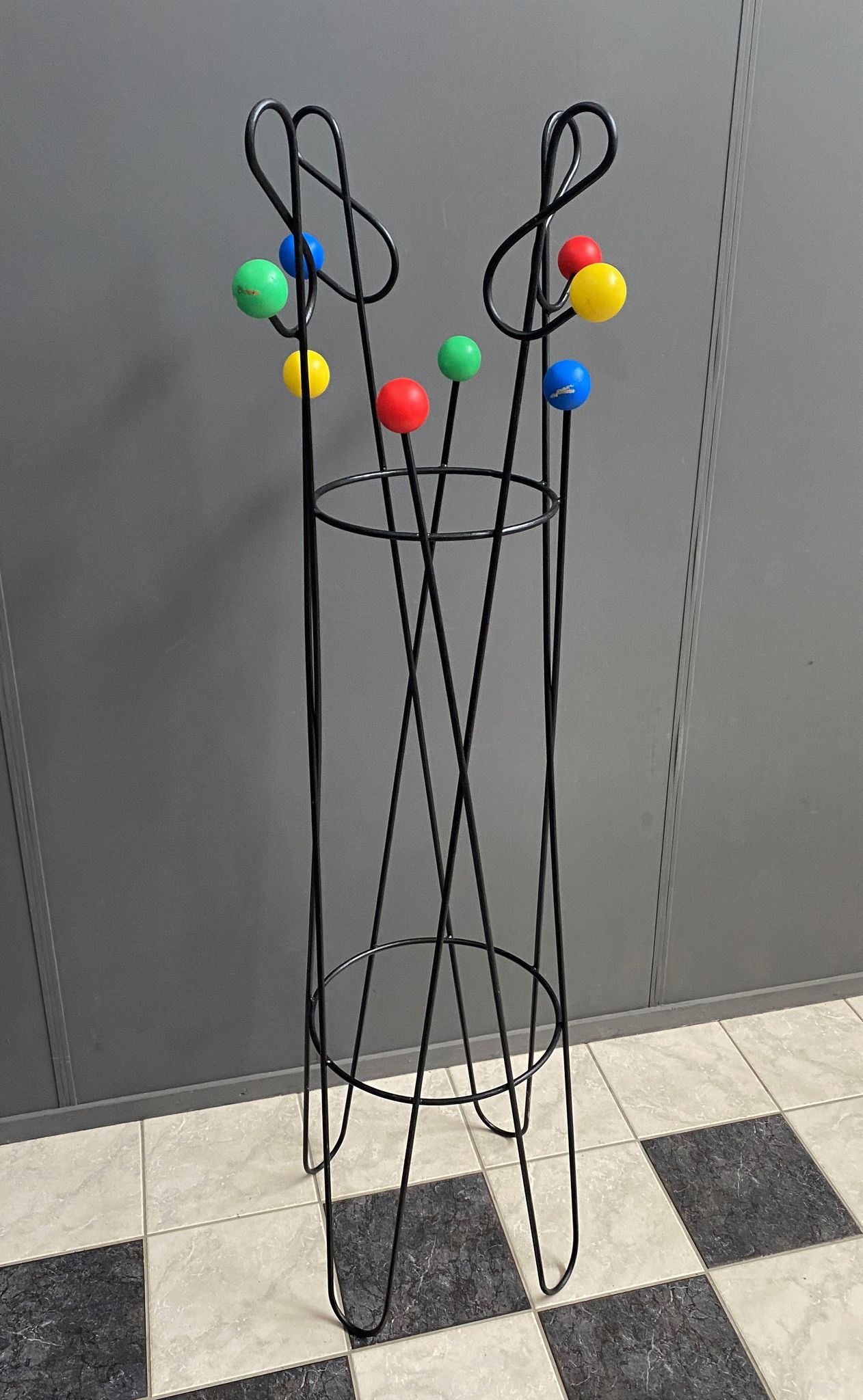 Mid century coat rack, 1950s