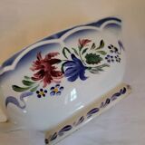 Old Sarreguemines ELORN Earthenware Sauce Boat