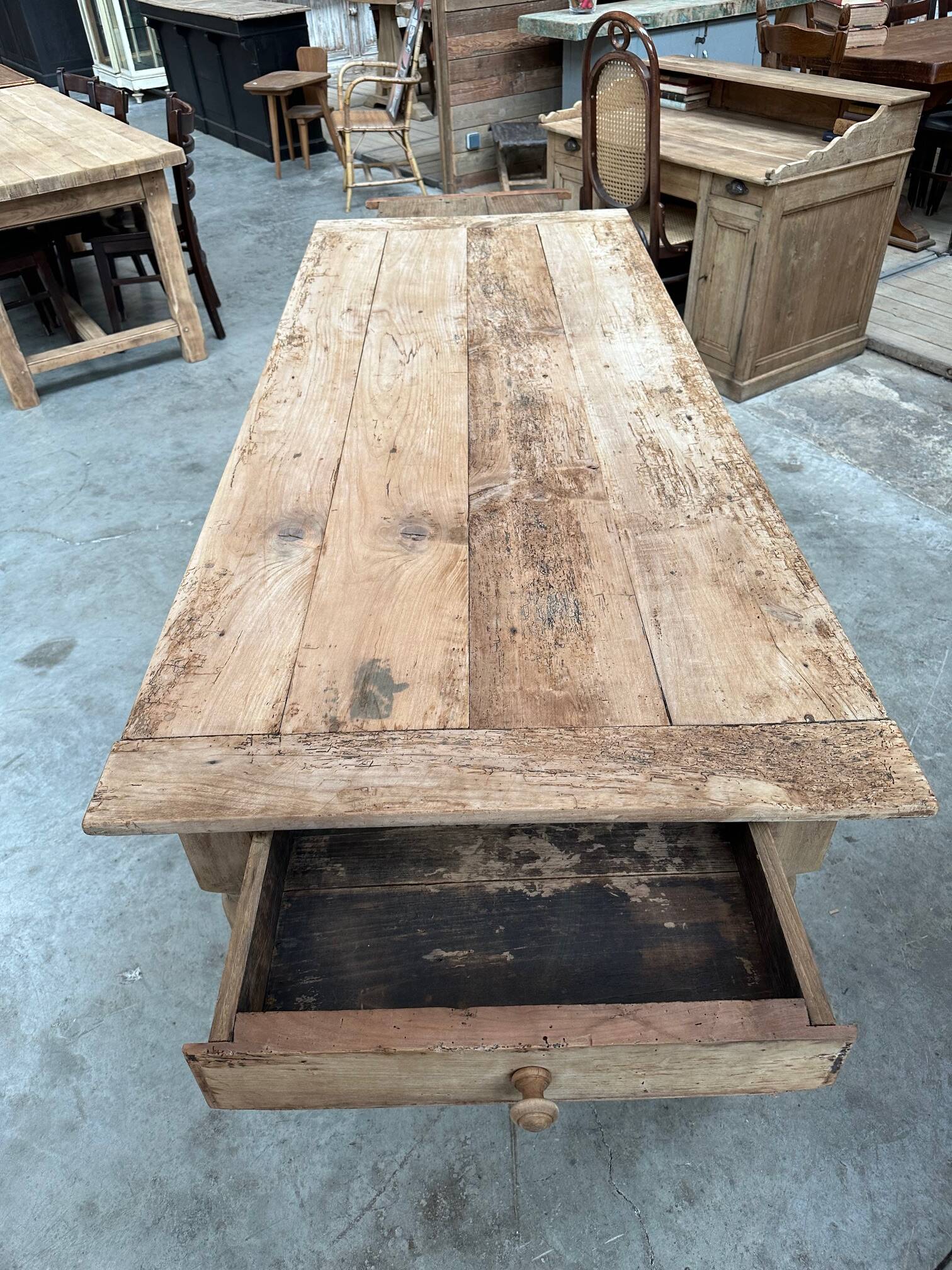 19th century farmhouse table