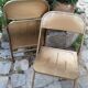 Metal folding chair