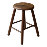 Tabouret ancien en chêne