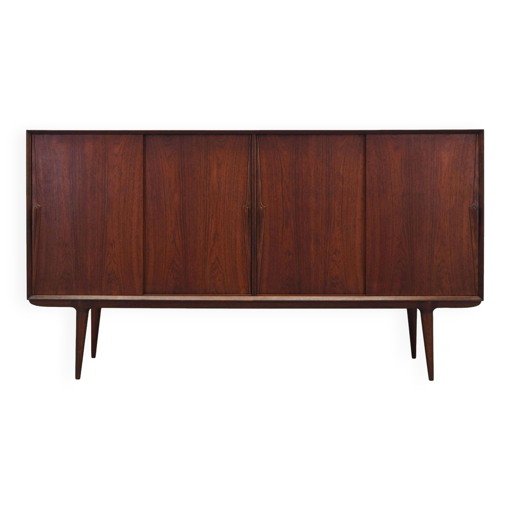 Buffet haut en palissandre, design danois, années 1970, fabricant ...