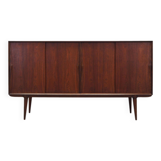 Rosewood highboard, Danish design, 1970s, manufacturer: Omann Jun