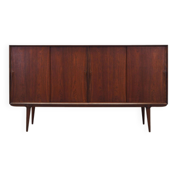 Buffet haut en palissandre, design danois, années 1970, fabricant : Omann Jun