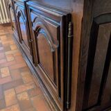 Cabinet no. 2, 3 doors solid oak