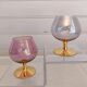 6 vintage cognac glasses
