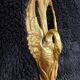 bronze wall light by Charles Ranc Cygne