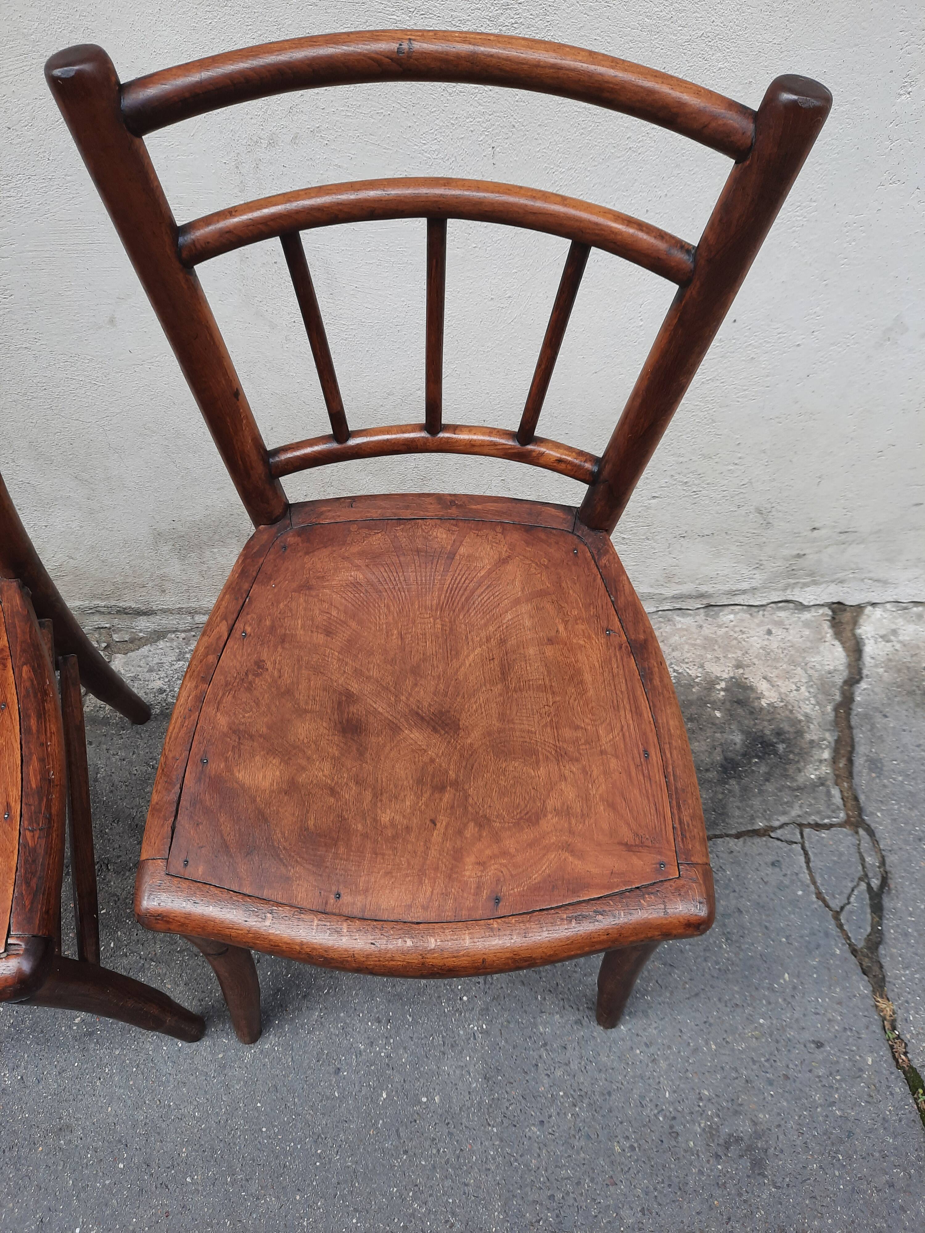 Pair of bistro chairs