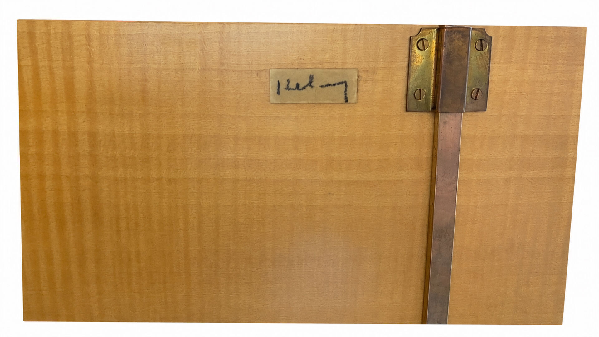 Jules Leleu–Armoire basse modèle Présidentiel, 1955–Marqueterie sycomo