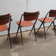 Set of 4haises pyramid by wim rietveld for cirkel ahrend, 1964