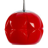 Red Peil & Putzler Pendant Lamp